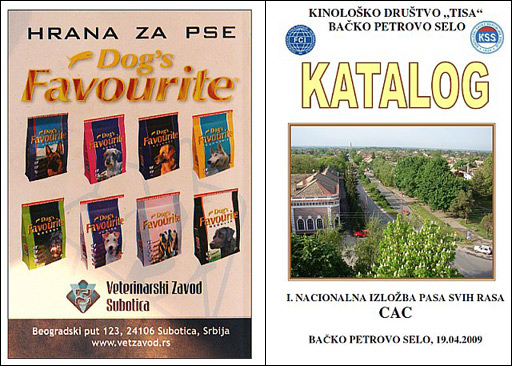 Katalog CAC Backo Petrovo Selo 2010
